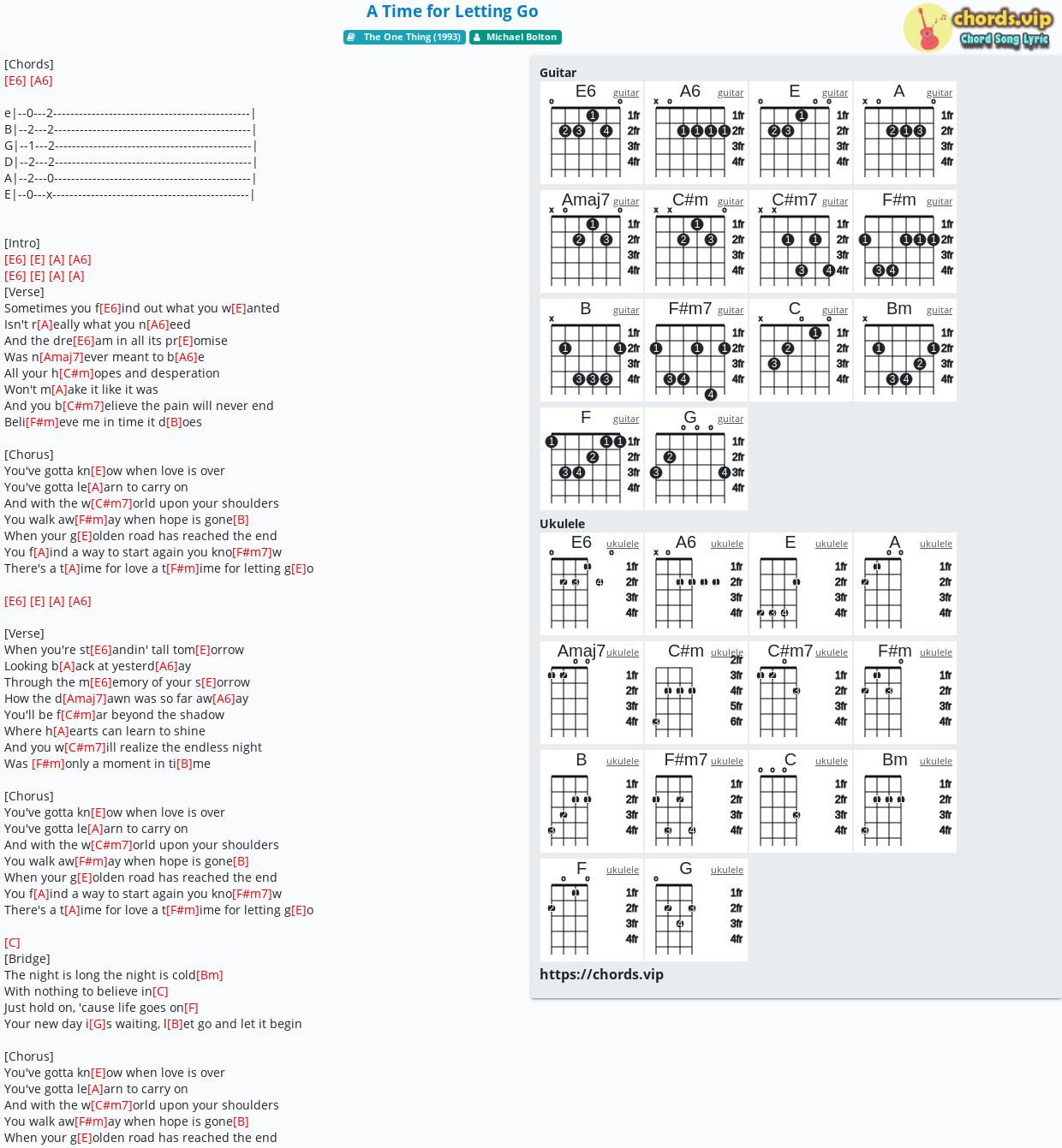 Chord A Time For Letting Go Michael Bolton Tab Song Lyric Sheet Guitar Ukulele Chords Vip Chord A Time For Letting Go Michael Bolton Tab Song Lyric Sheet Guitar Ukulele Chords Vip