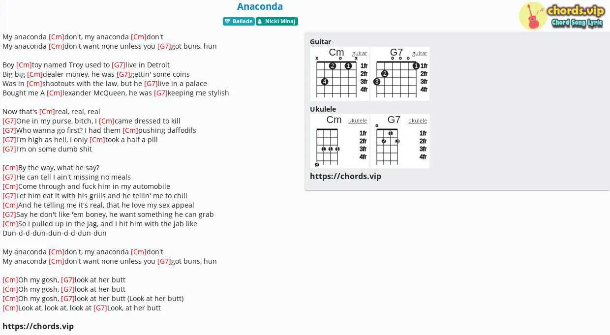 mc hammer anaconda lyrics mc hammer anaconda lyrics