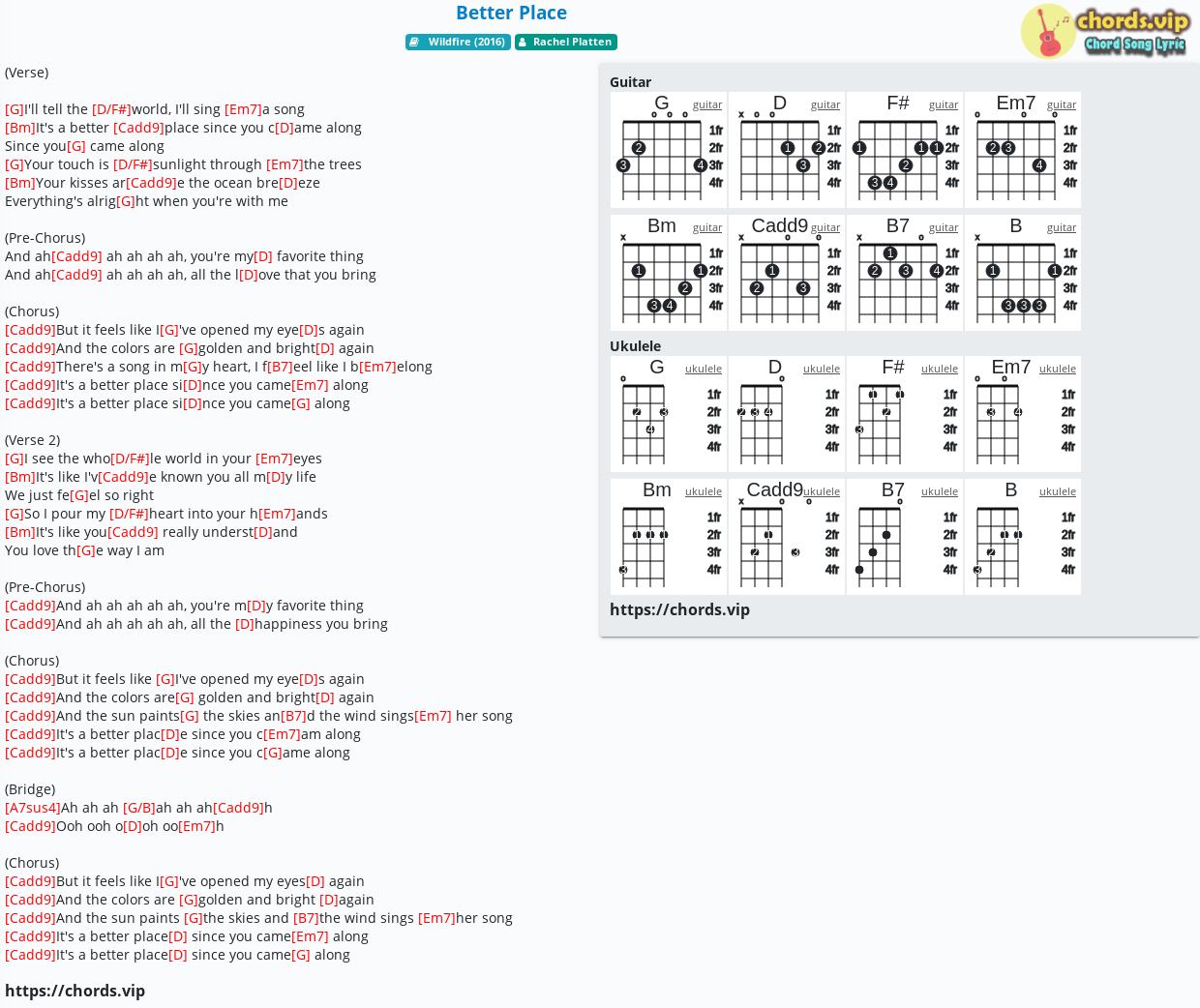 Playing for change better place chords forex price volume charts