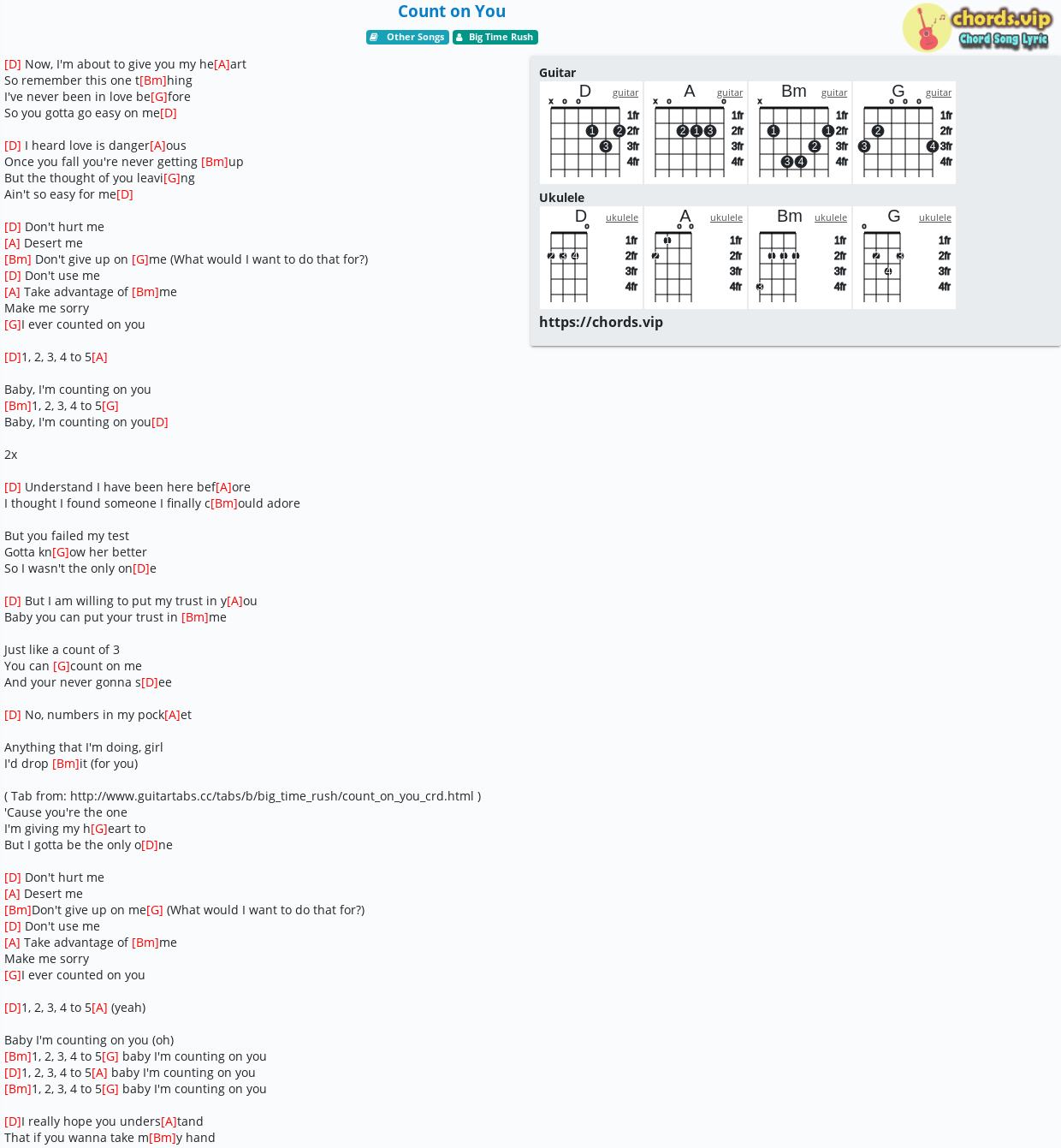 Chord Count On You Big Time Rush Tab Song Lyric Sheet Guitar Ukulele Chords Vip Chord Count On You Big Time Rush Tab Song Lyric Sheet Guitar Ukulele Chords Vip