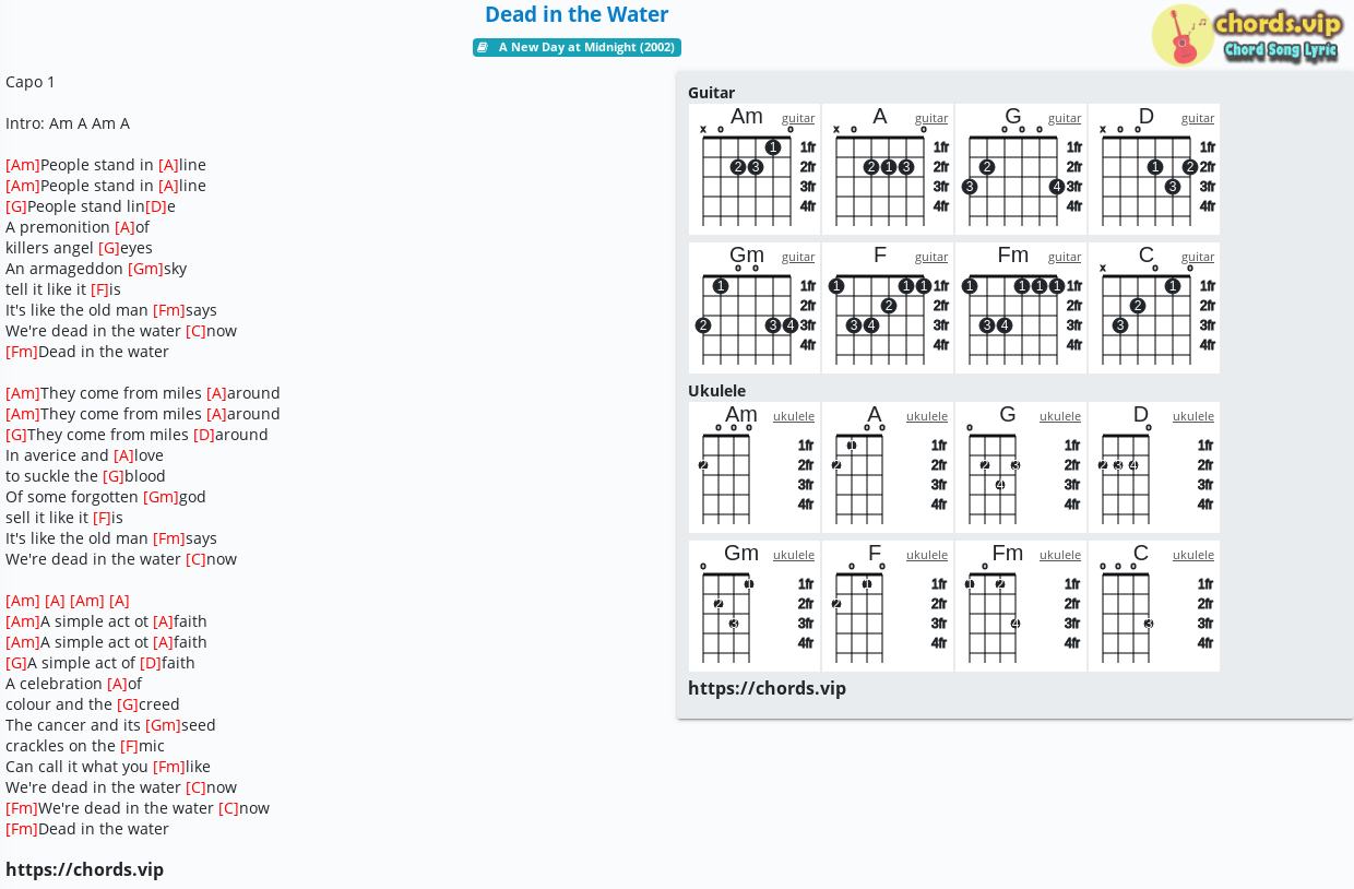 Chord: Skyscraper - Eskobar - tab, song lyric, sheet, guitar, ukulele