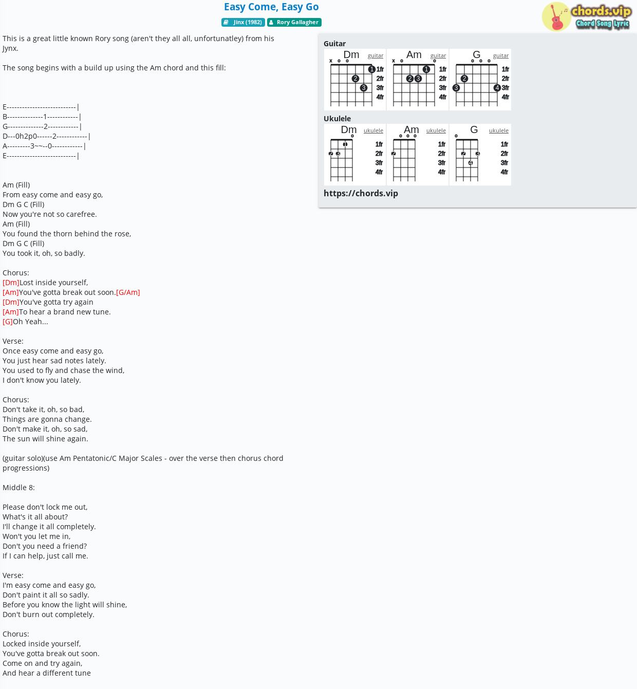 Chord Easy Come Easy Go Rory Gallagher Tab Song Lyric Sheet Guitar Ukulele Chords Vip Chord Easy Come Easy Go Rory Gallagher Tab Song Lyric Sheet Guitar Ukulele Chords Vip