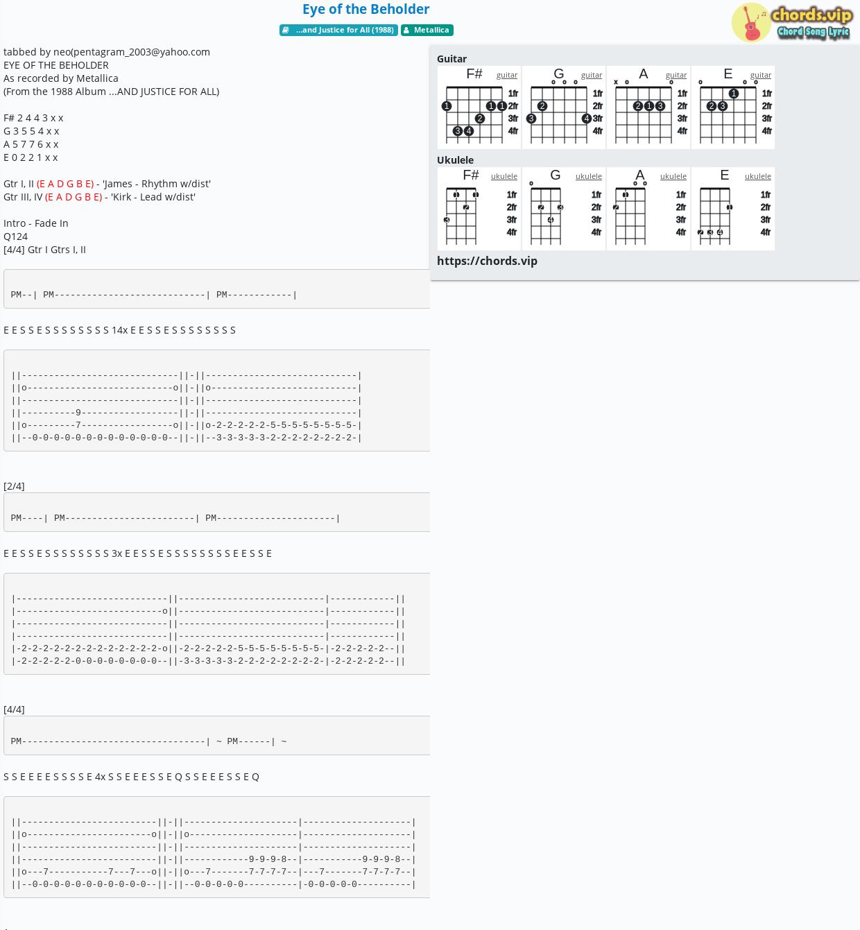 Chord Eye Of The Beholder Metallica Tab Song Lyric Sheet Guitar Chord Eye Of The Beholder Metallica Tab Song Lyric Sheet Guitar