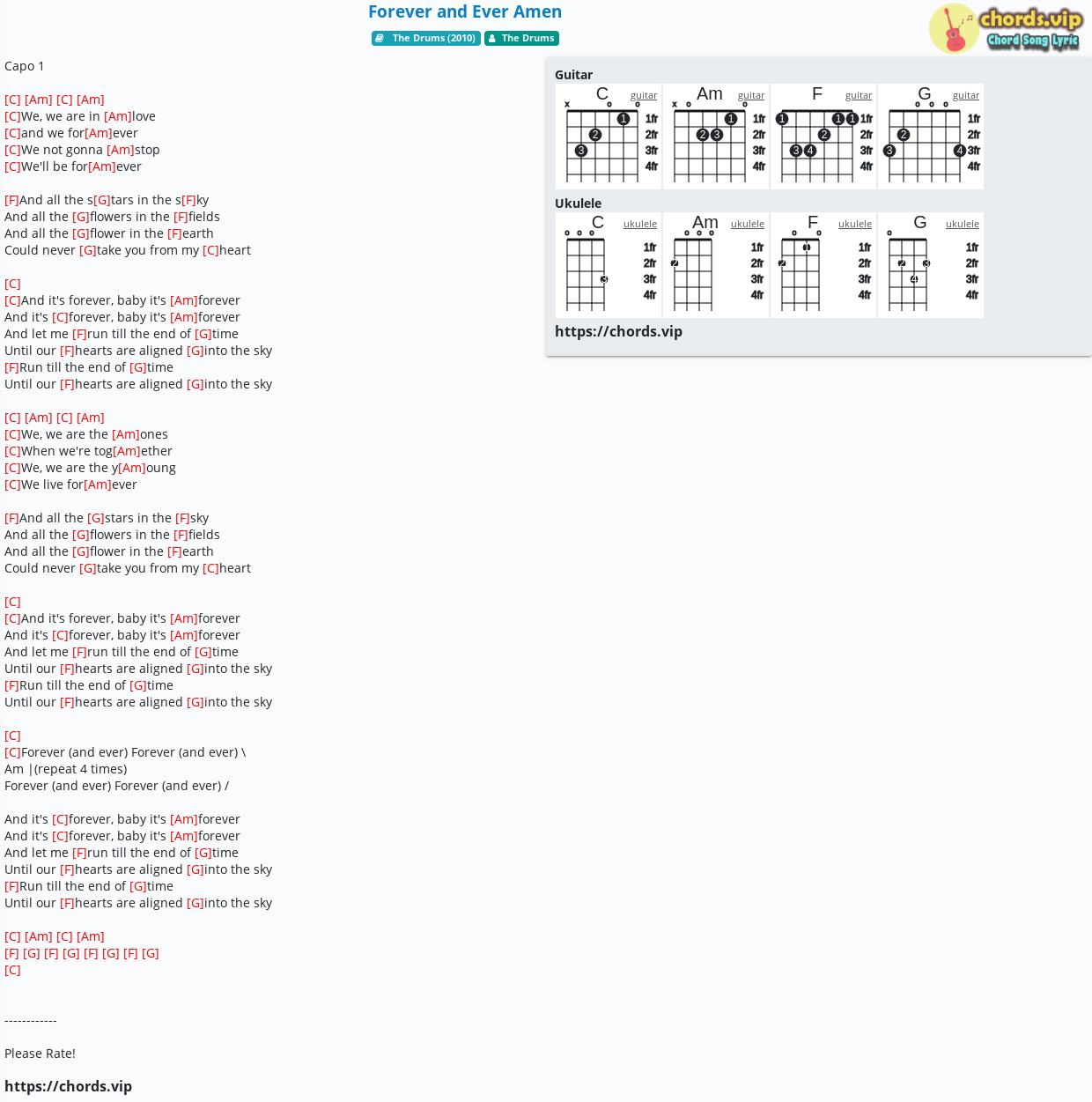 Guitar Chords For Forever And Ever Amen Forever And Ever Amen Guitar Chords