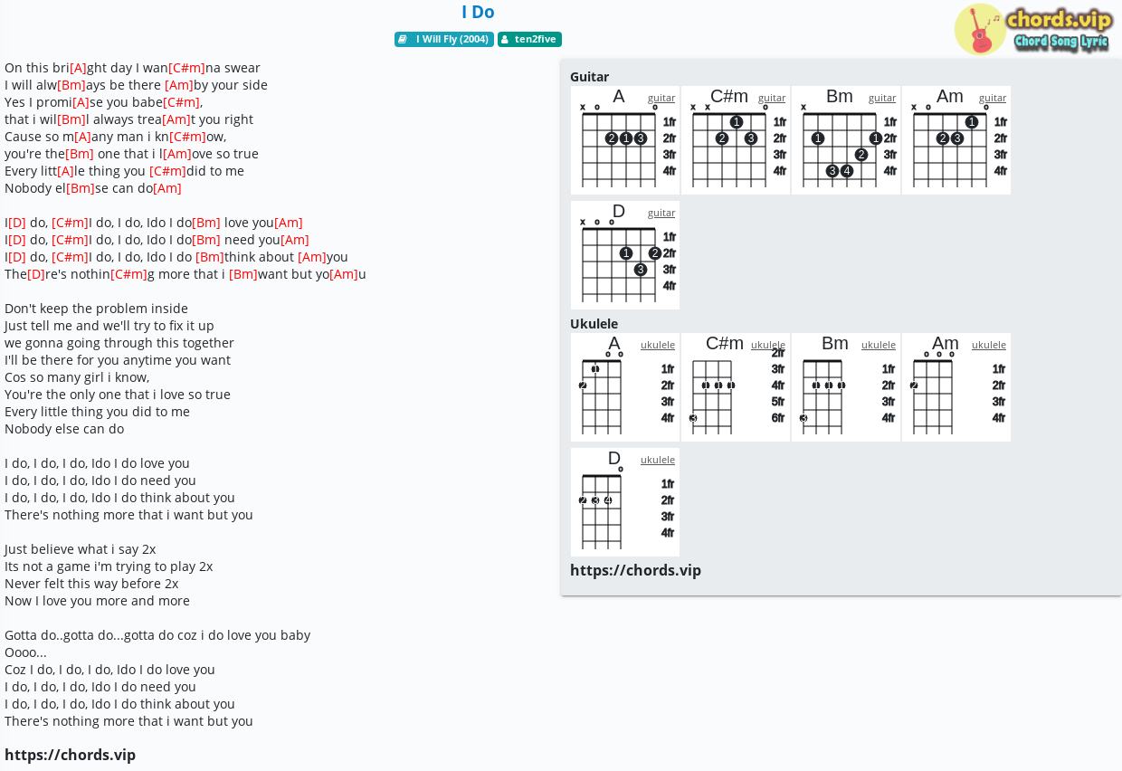 You chords fix FIX YOU