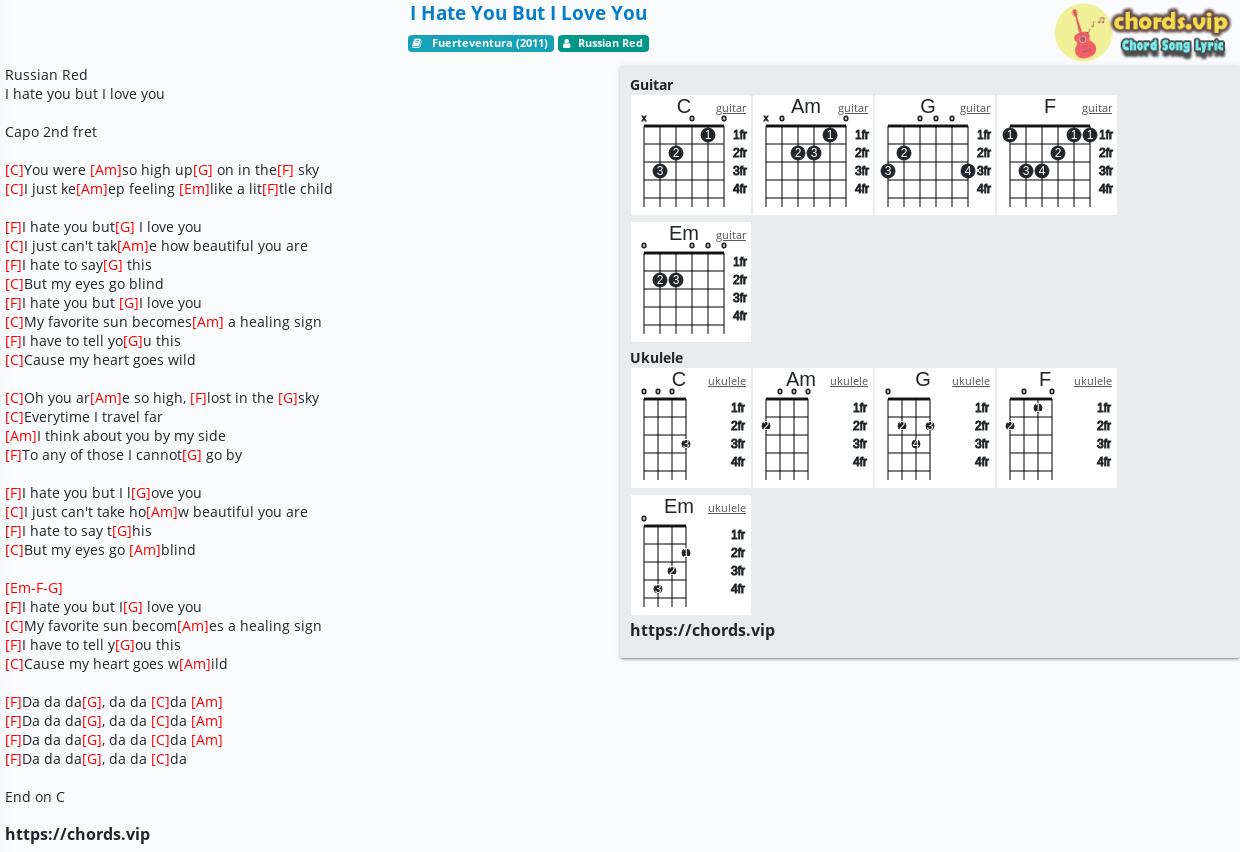 Oi Zenklas Tai Gali I Hate You I Love You Guitar Chords Comfortsuitestomball Com