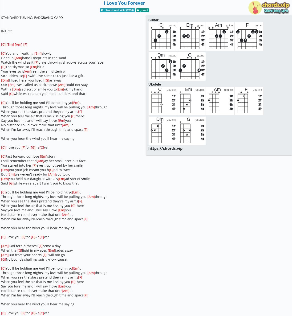Chord I Love You Forever Jewel Tab Song Lyric Sheet Guitar Ukulele Chords Vip Chord I Love You Forever Jewel Tab Song Lyric Sheet Guitar Ukulele Chords Vip