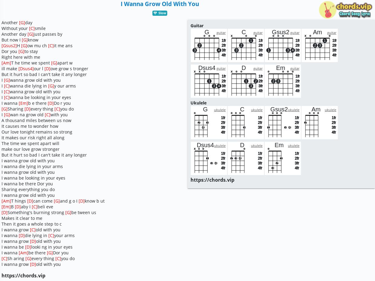 Chord I Wanna Grow Old With You Westlife Egan Filan Mcfadden Tab Song Lyric Sheet Guitar Ukulele Chords Vip