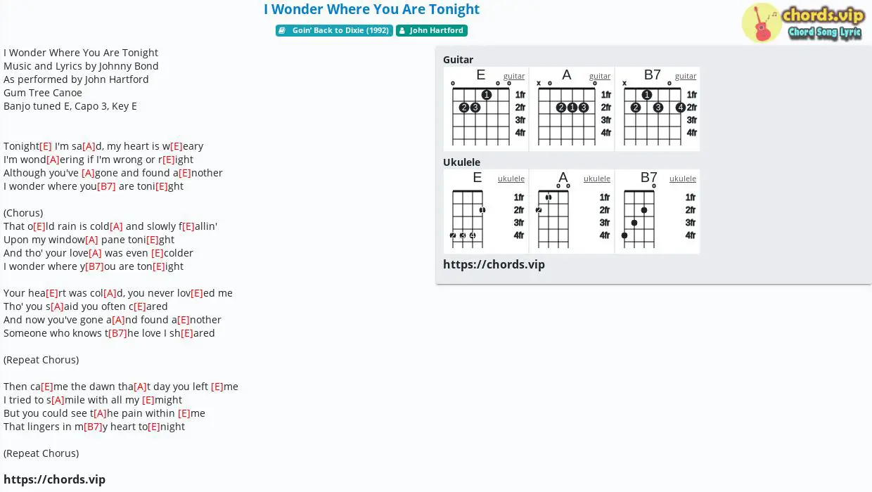 i wonder where you are tonight chords lyrics i wonder where you are tonight chords lyrics