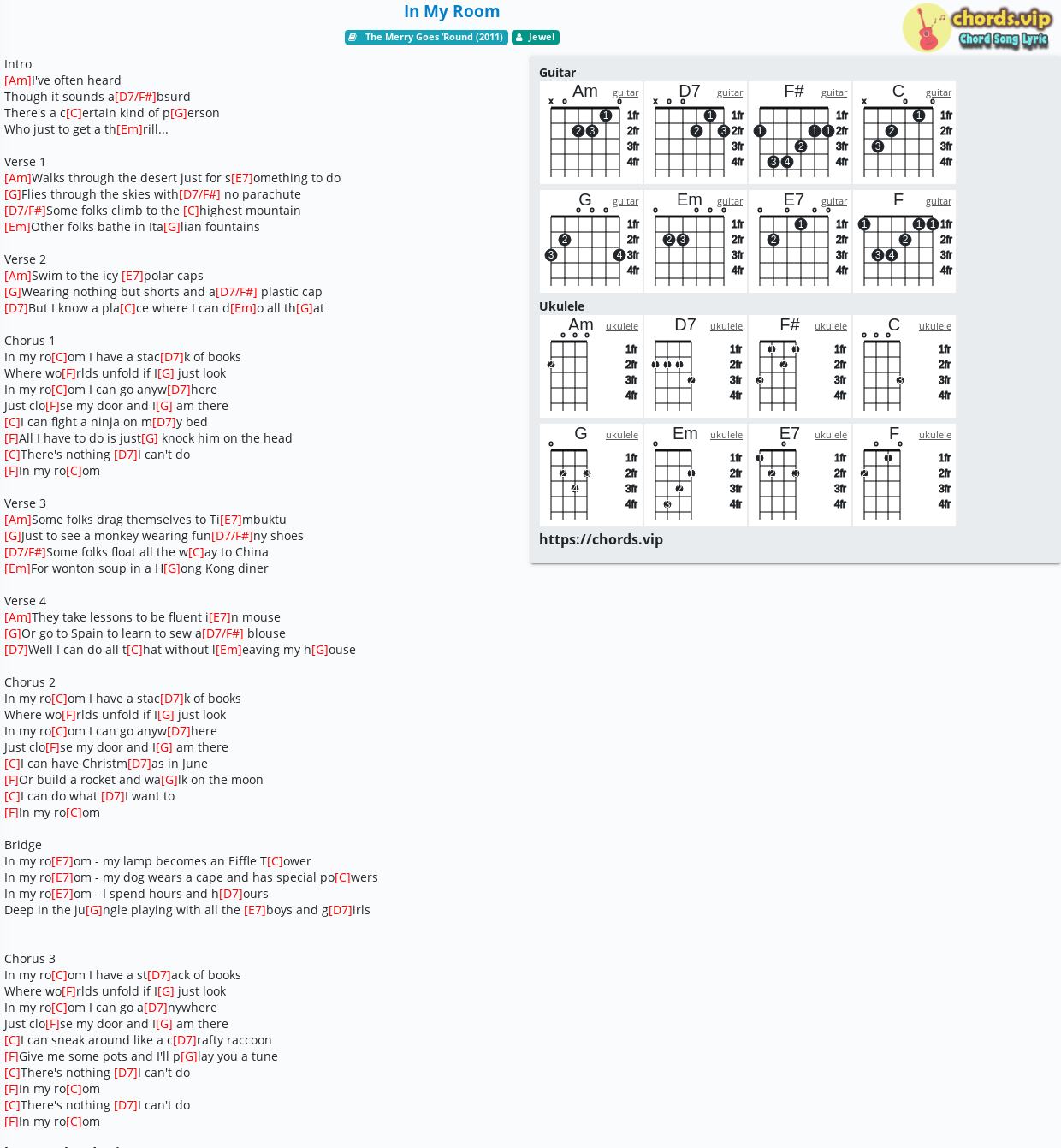Chord In My Room Jewel Tab Song Lyric Sheet Guitar Ukulele Chords Vip Chord In My Room Jewel Tab Song Lyric Sheet Guitar Ukulele Chords Vip