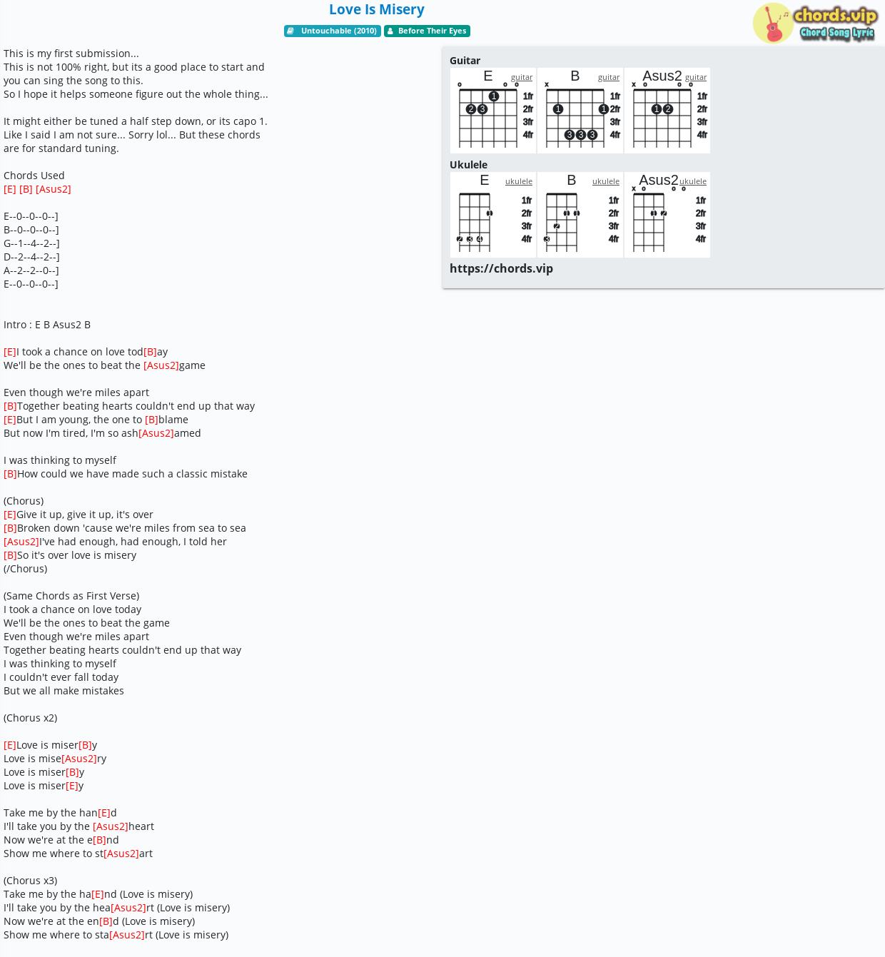 Chord Love Is Misery Before Their Eyes Tab Song Lyric Sheet Guitar Ukulele Chords Vip Chord Love Is Misery Before Their Eyes Tab Song Lyric Sheet Guitar Ukulele Chords Vip
