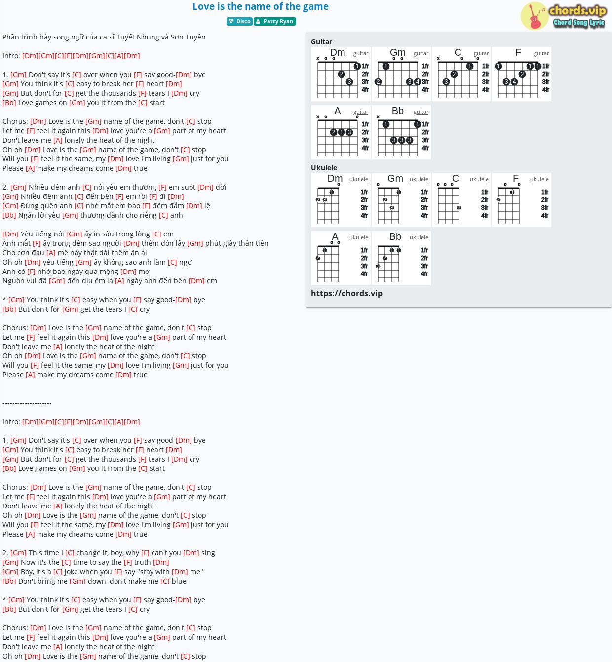 Chord Love Is The Name Of The Game Patty Ryan Tab Song Lyric Sheet Guitar Ukulele Chords Vip Chord Love Is The Name Of The Game Patty Ryan Tab Song Lyric Sheet Guitar Ukulele Chords Vip