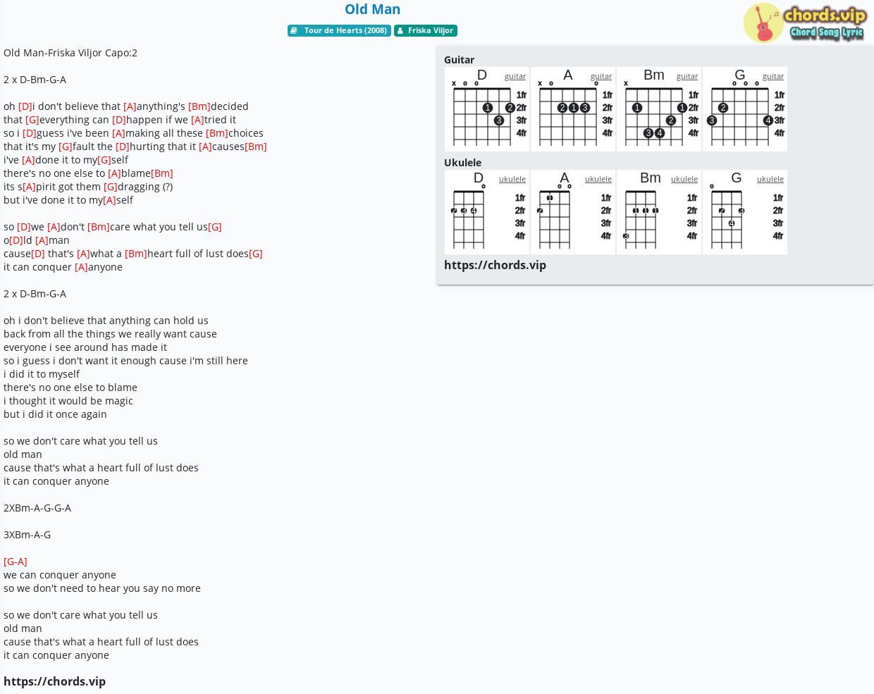 Chord old man tab song lyric sheet guitar ukulele chords vip