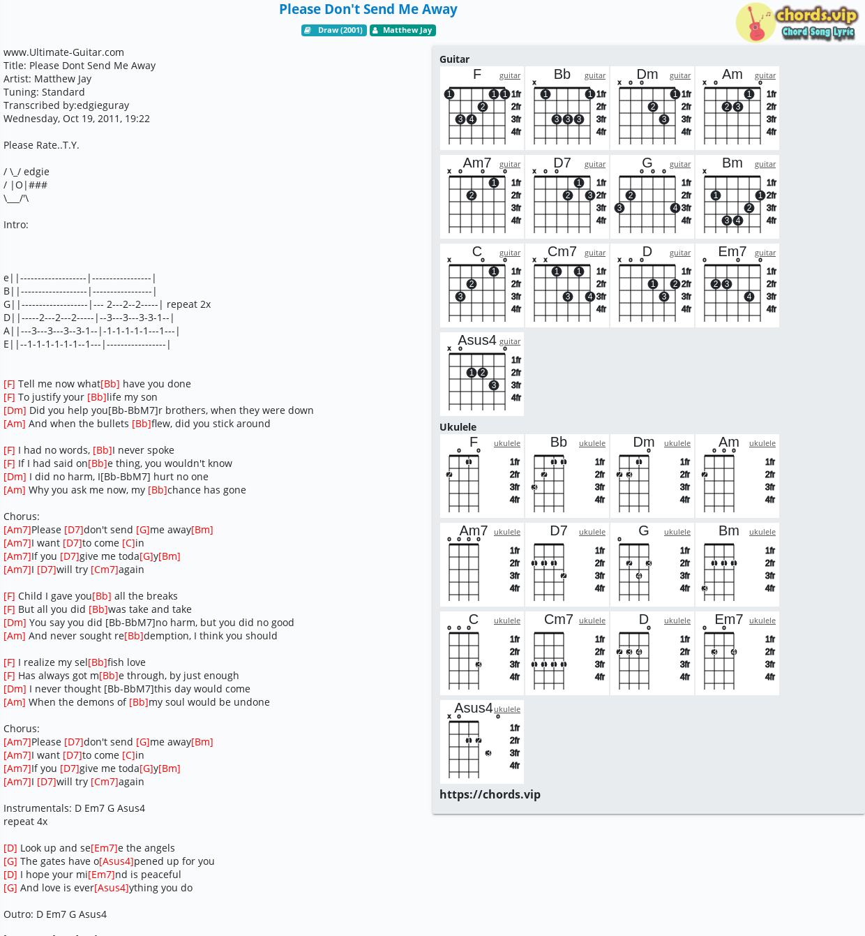 Chord Please Don T Send Me Away Matthew Jay Tab Song Lyric Sheet Guitar Ukulele Chords Vip Chord Please Don T Send Me Away Matthew Jay Tab Song Lyric Sheet Guitar Ukulele Chords Vip