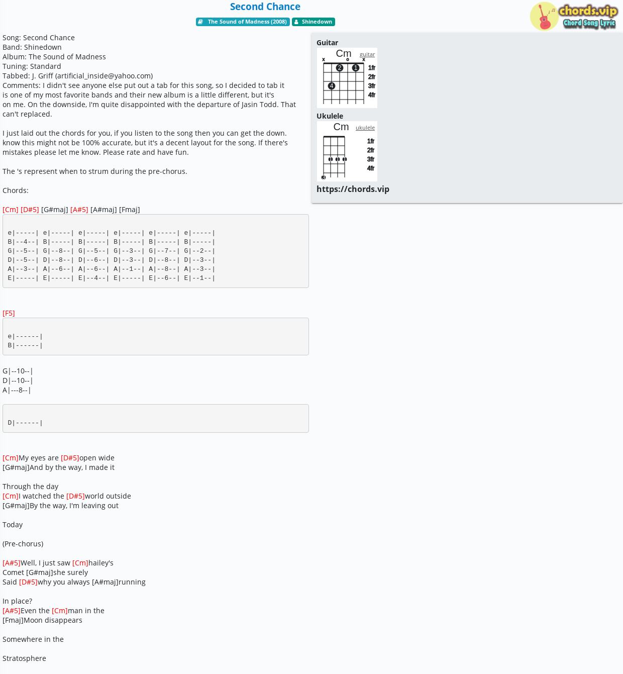 devour shinedown chords