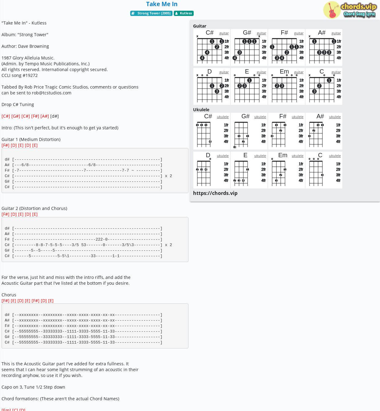 Chord Take Me In Kutless Tab Song Lyric Sheet Guitar Ukulele Chords Vip Chord Take Me In Kutless Tab Song Lyric Sheet Guitar Ukulele Chords Vip