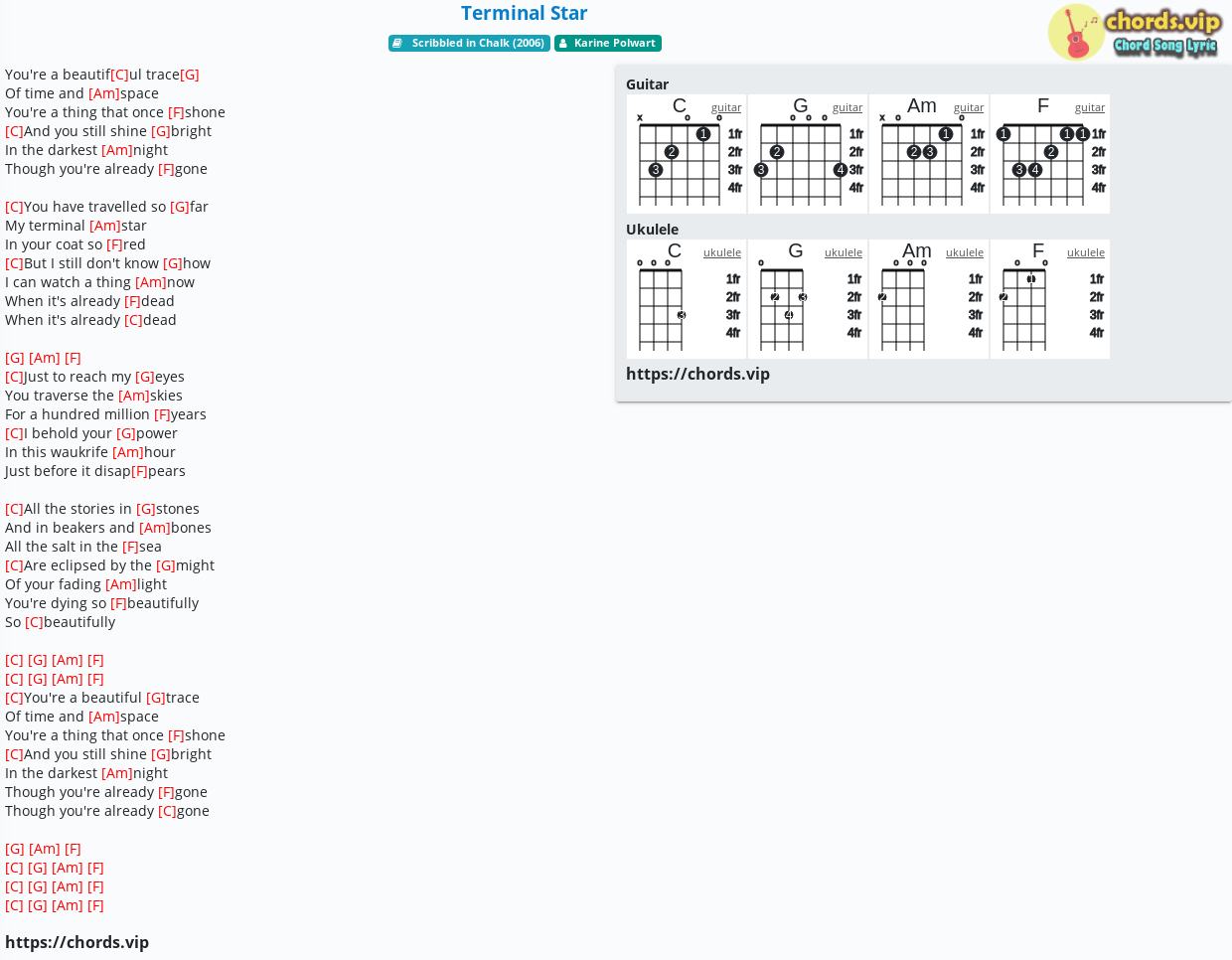 Chord Terminal Star Karine Polwart Tab Song Lyric Sheet Guitar Ukulele Chords Vip Chord Terminal Star Karine Polwart Tab Song Lyric Sheet Guitar Ukulele Chords Vip