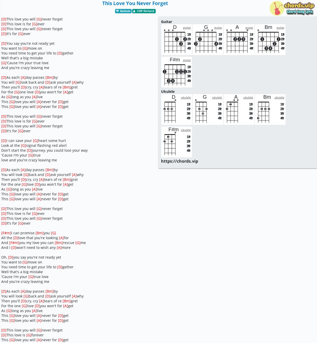 Chord This Love You Never Forget Cliff Richard Tab Song Lyric Sheet Guitar Ukulele Chords Vip Chord This Love You Never Forget Cliff Richard Tab Song Lyric Sheet Guitar Ukulele Chords Vip