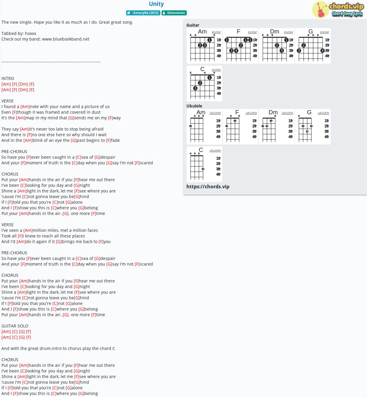 shinedown songs on ukelele shinedown songs on ukelele