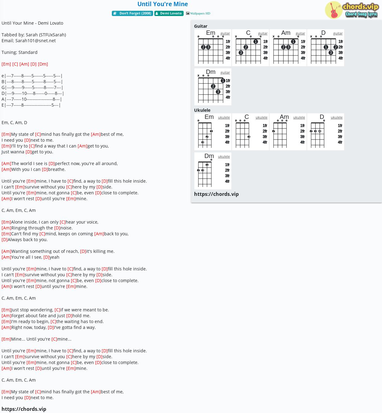 Chord Until You Re Mine Demi Lovato Tab Song Lyric Sheet Guitar Ukulele Chords Vip Chord Until You Re Mine Demi Lovato Tab Song Lyric Sheet Guitar Ukulele Chords Vip